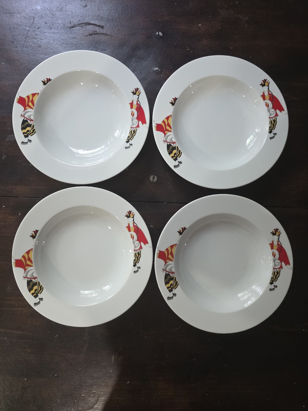 Pablo Picasso Porcellana di Bobemia / Artistic Soup/salad bowls Set Of 4